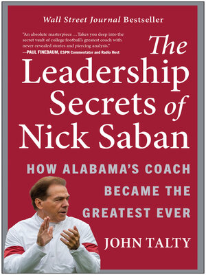 cover image of The Leadership Secrets of Nick Saban